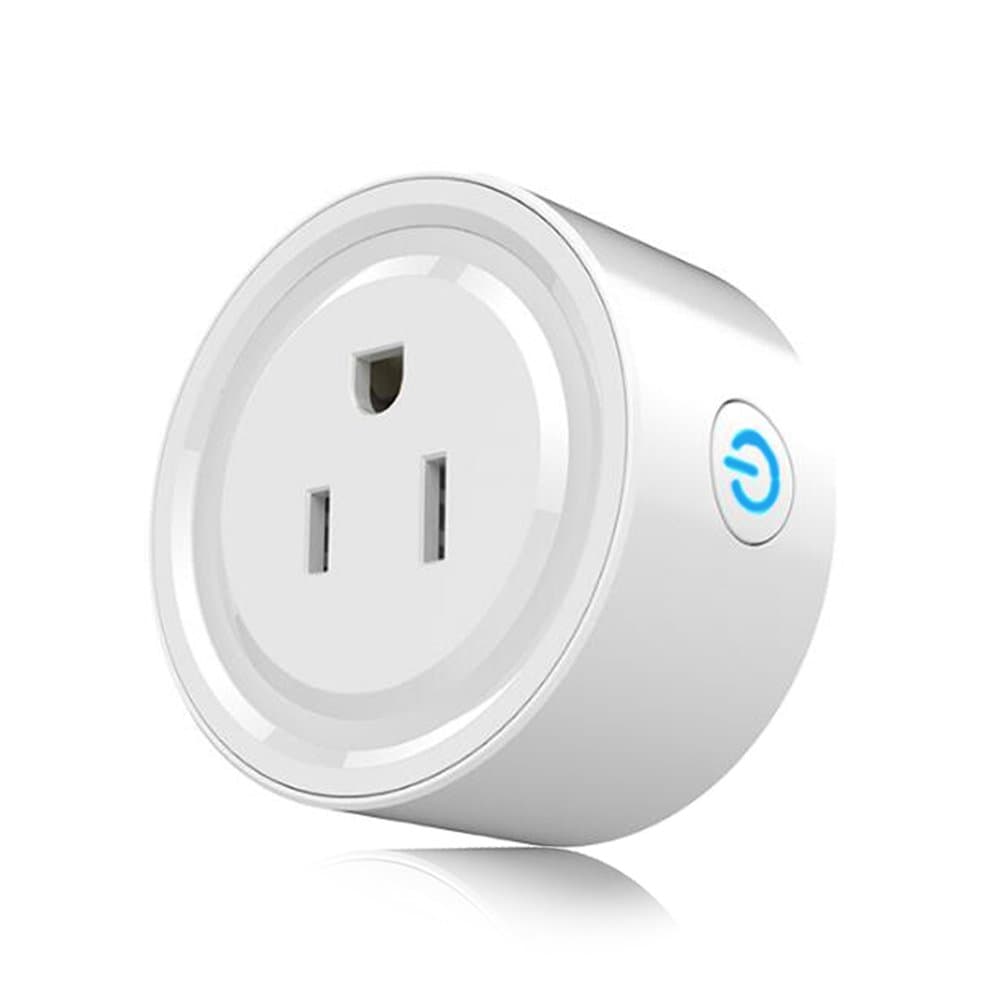 Wifi Mini Smart Socket Plug Compatible with Alexa Google Home,Amazon Echo 220 Volt Smart Plug Bundle Outlet,Wireless Remote Control Power Switch via Android or iOS APP, No Hub Required