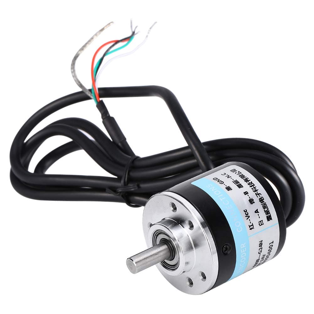 600P/R Rotary Encoder Sensor Encoder 5V?24V AB 2?Phases Shaft 6mm Photoelectric Incremental Rotation Encoder for optical rotary encoder rotary encoder ring
