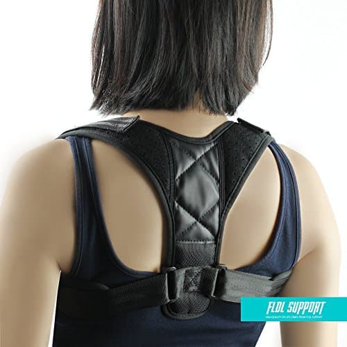 Adjustable Figure 8 Posture Corrector Upper Back & Shoulder Support Brace, Best Posture Brace Back Corrector for Women & Men