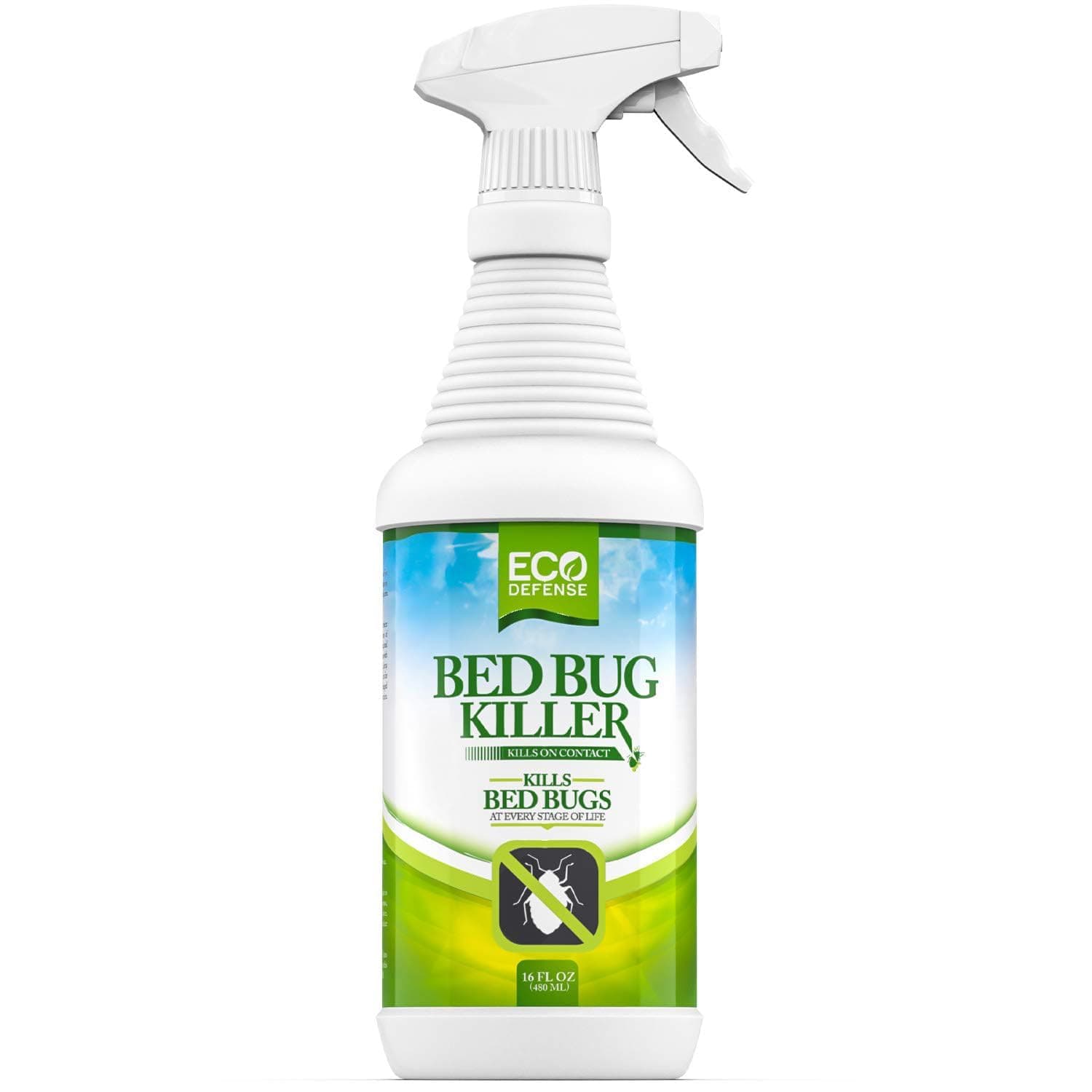 Bed Bug Killer - Bed Bug Spray & Dust Mite Spray - Natural Treatment - 16 Oz