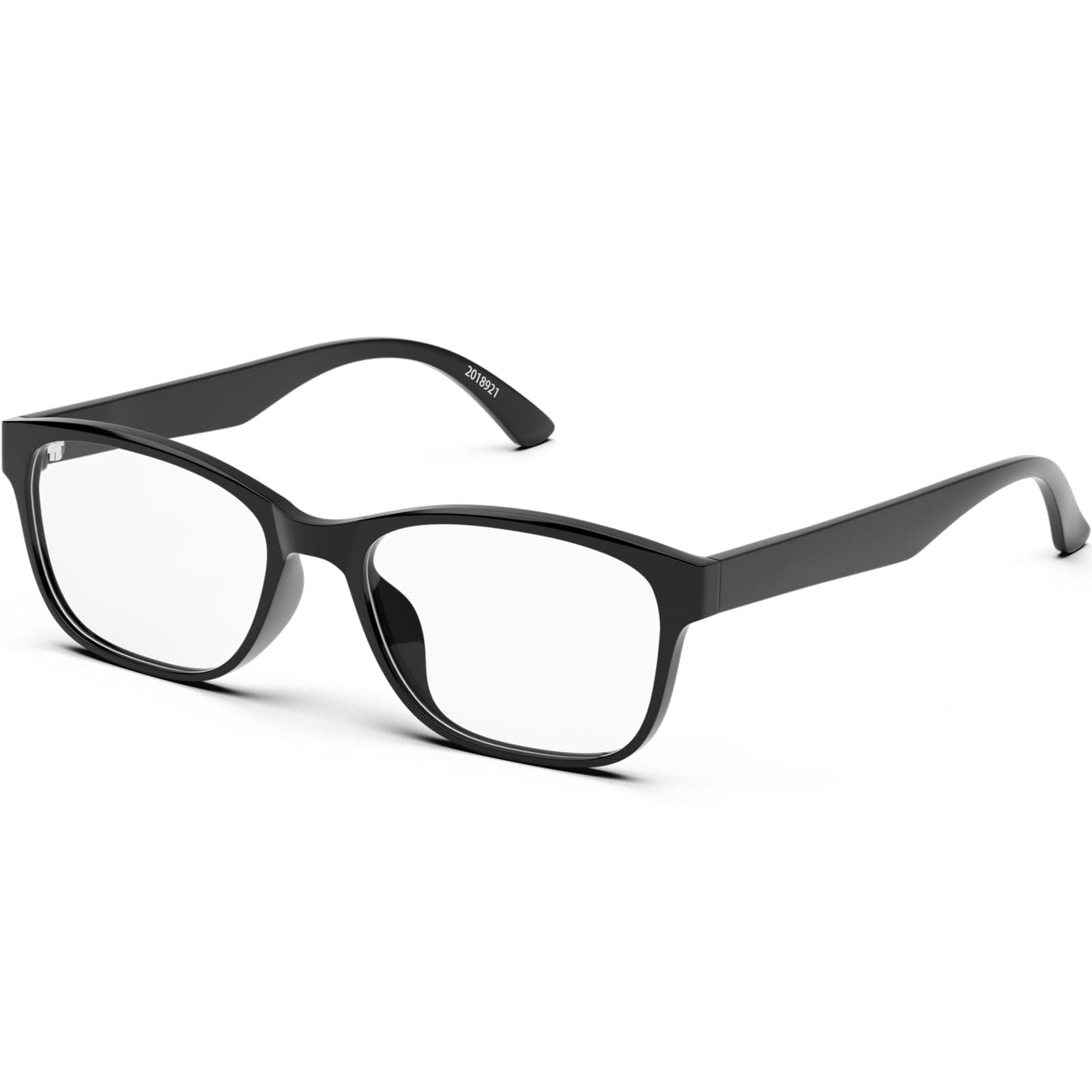 Blokz Blue Light Blocking Computer Glasses Rectangle Frame Universal Bridge Fit