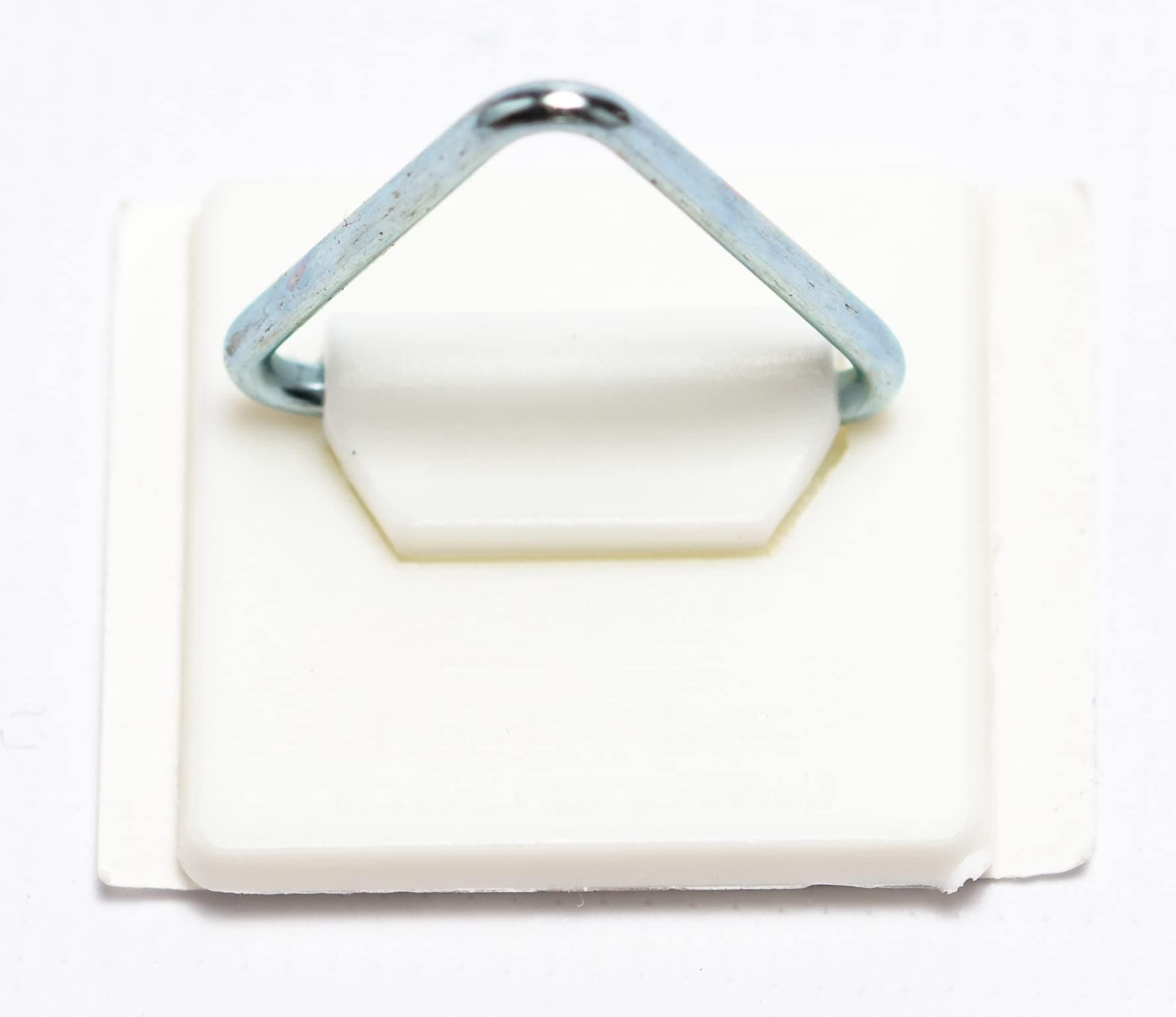 Leeds Display Self-Adhesive Plastic Hanger with Hook for Plates, Tiles, Card or Paper - 3 Hangers per Pack