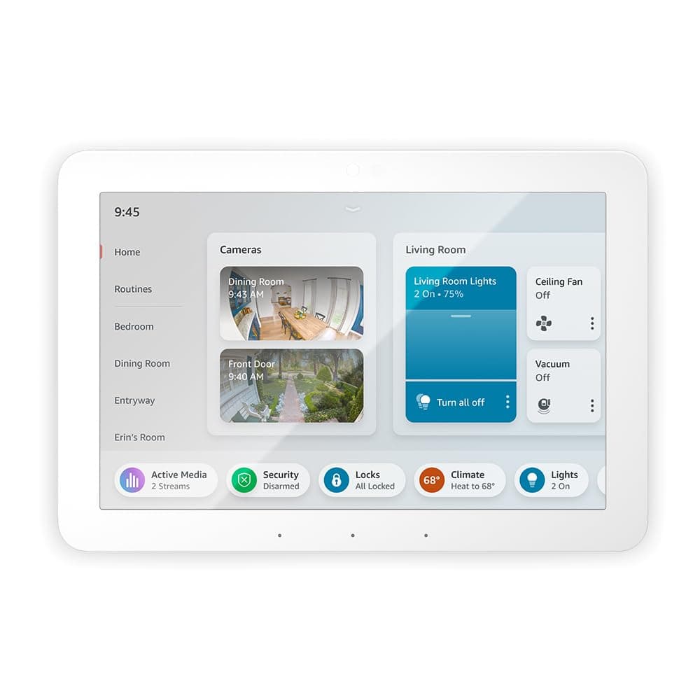 Echo Hub, 8” smart home control panel, Designed for Alexa+, Compatible with thousands of devices