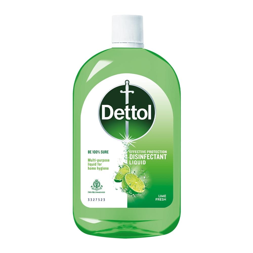 Multi-Purpose Disinfectant Liquid for Floor & Surface Cleaning, Lime Fresh Fragrance, 1L