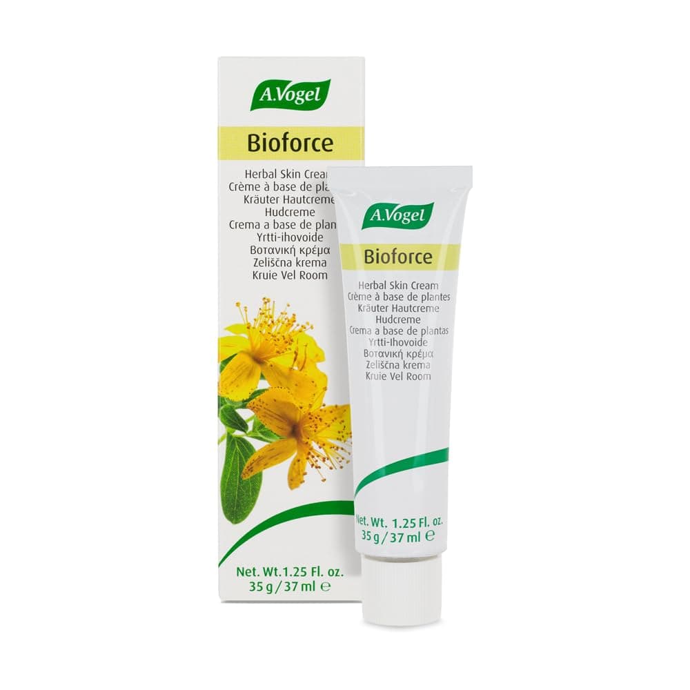Bioforce Cream | For Dry, Chapped and Cracked skin | Protects, Nourishes and Softens Rough Skin using extracts of fresh herbs | Contains Witch Hazel | 35g