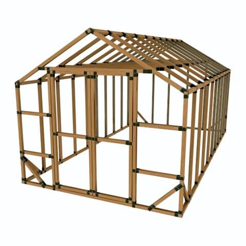 10X20 E-Z Frame Standard Storage Shed Kit