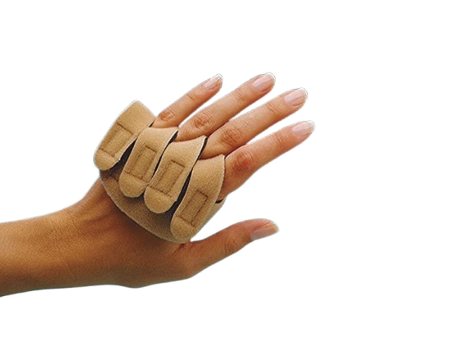 Soft Hand-Based Ulnar Deviation Insert for Right Hand, Short Splint Insert for Joint Alignment, Aligns the Knuckle Joints in the Hand and Fingers for Pain Relief and Mobility, Small
