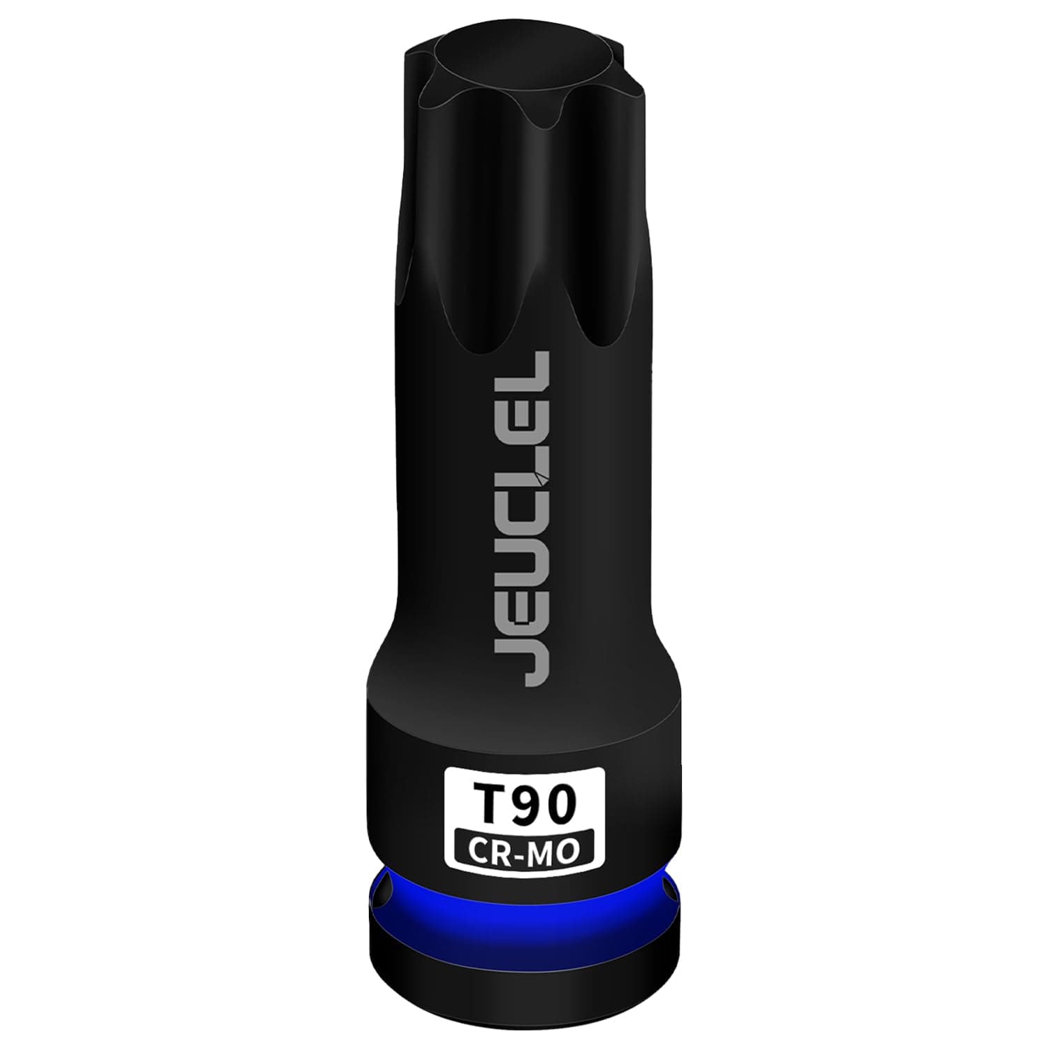 T90 Torx Bit Socket, 1/2" Drive Torx Star 6 Point Impact Bit Socket, 3-Inch, Cr-Mo Steel, Screwdriver Adapter for Electric Ratchet Wrenches Fastening Screws Hand Repair