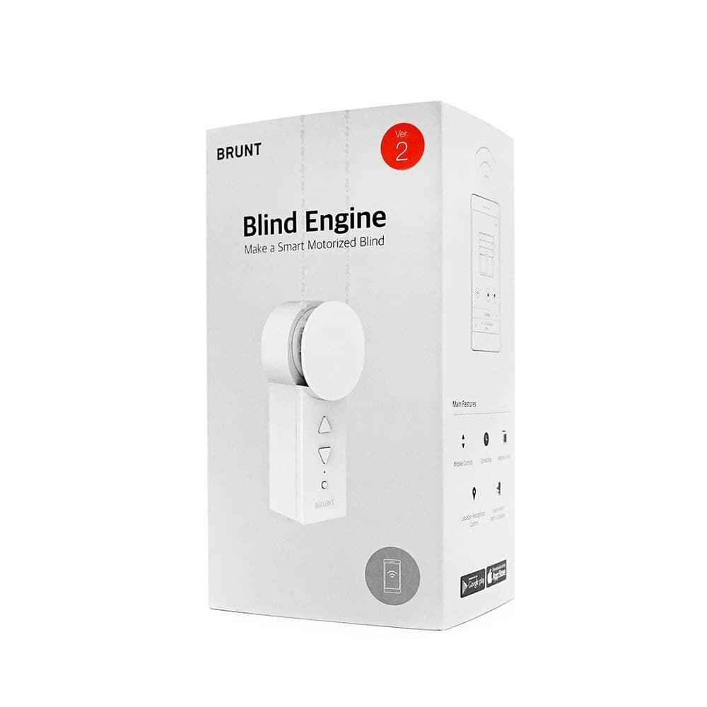 Brunt Blind Engine - Smart Motorized Blind, Make Your Existing Blind To Smart, Automated, Motorized Blind, Connected Home, Home Automation, Compatible with Alexa