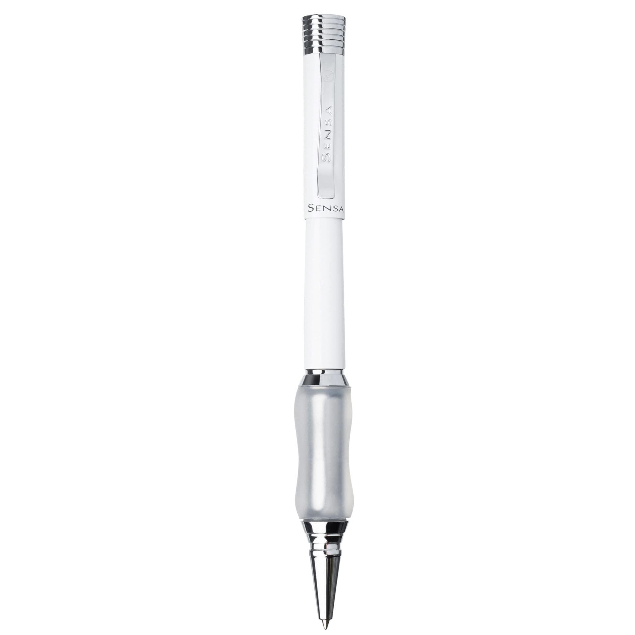 Sensa Classic Retractable Rollerball Pen - Ice White