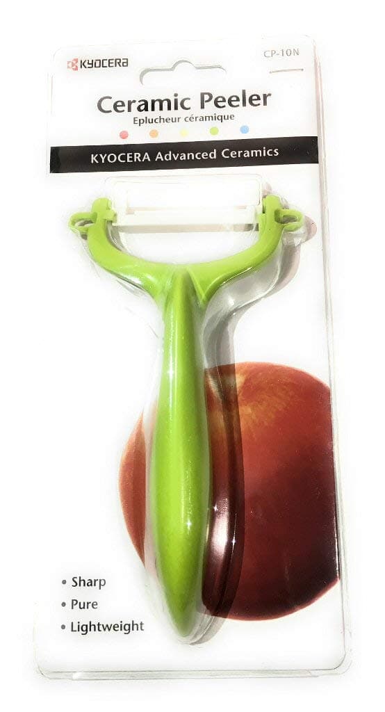 Kyocera Ceramic Horizontal Y Peeler, Green