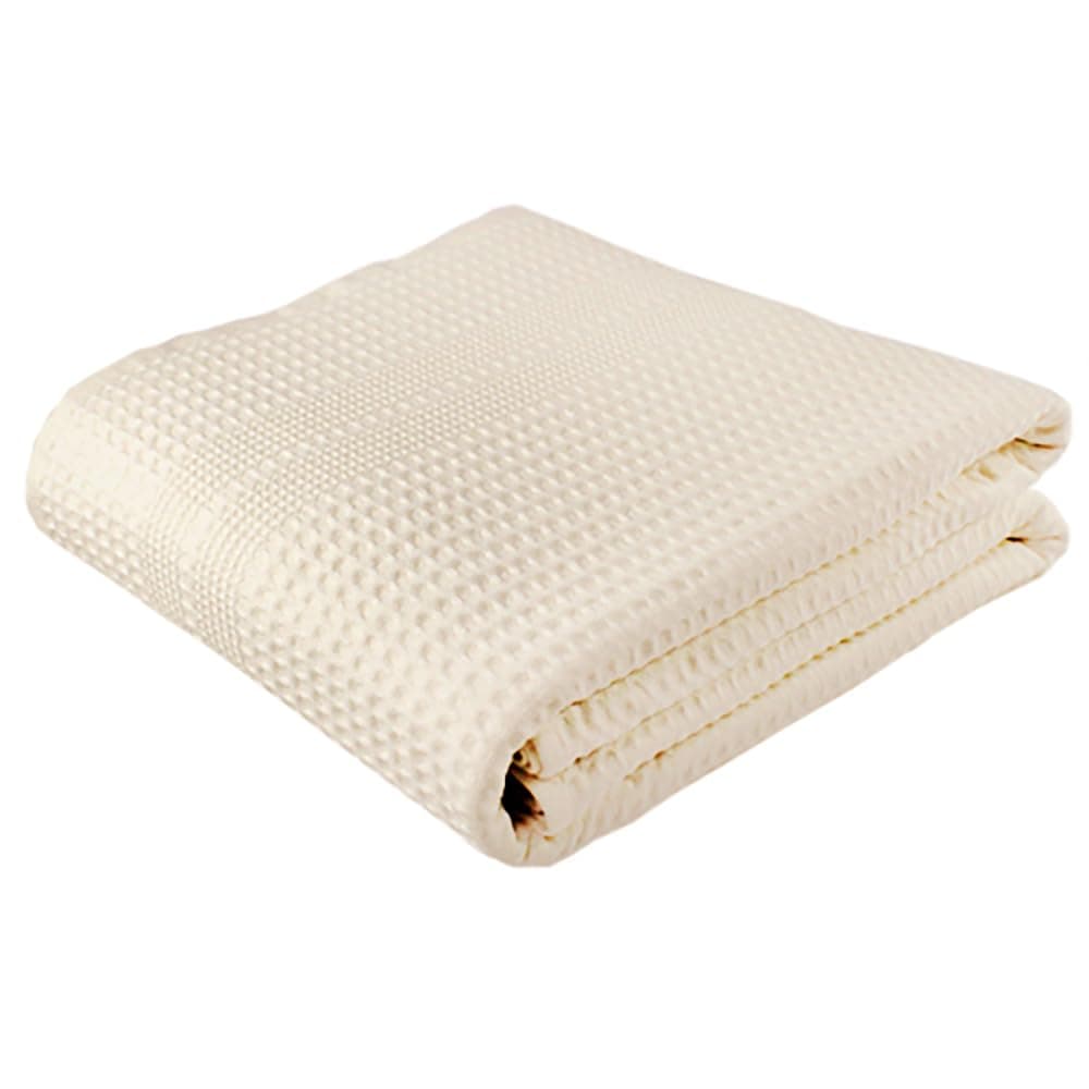Waffle Bath Sheet Large Bath Towels Quick Dry Thin Body Towels, 40x80 Oversized Bath Towels for Adults, Classic Style (Cream)