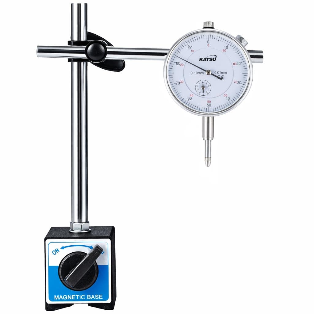 Metric Dial Test Indicator DTI Gauge 0-10mm with Magnetic Base 40111963