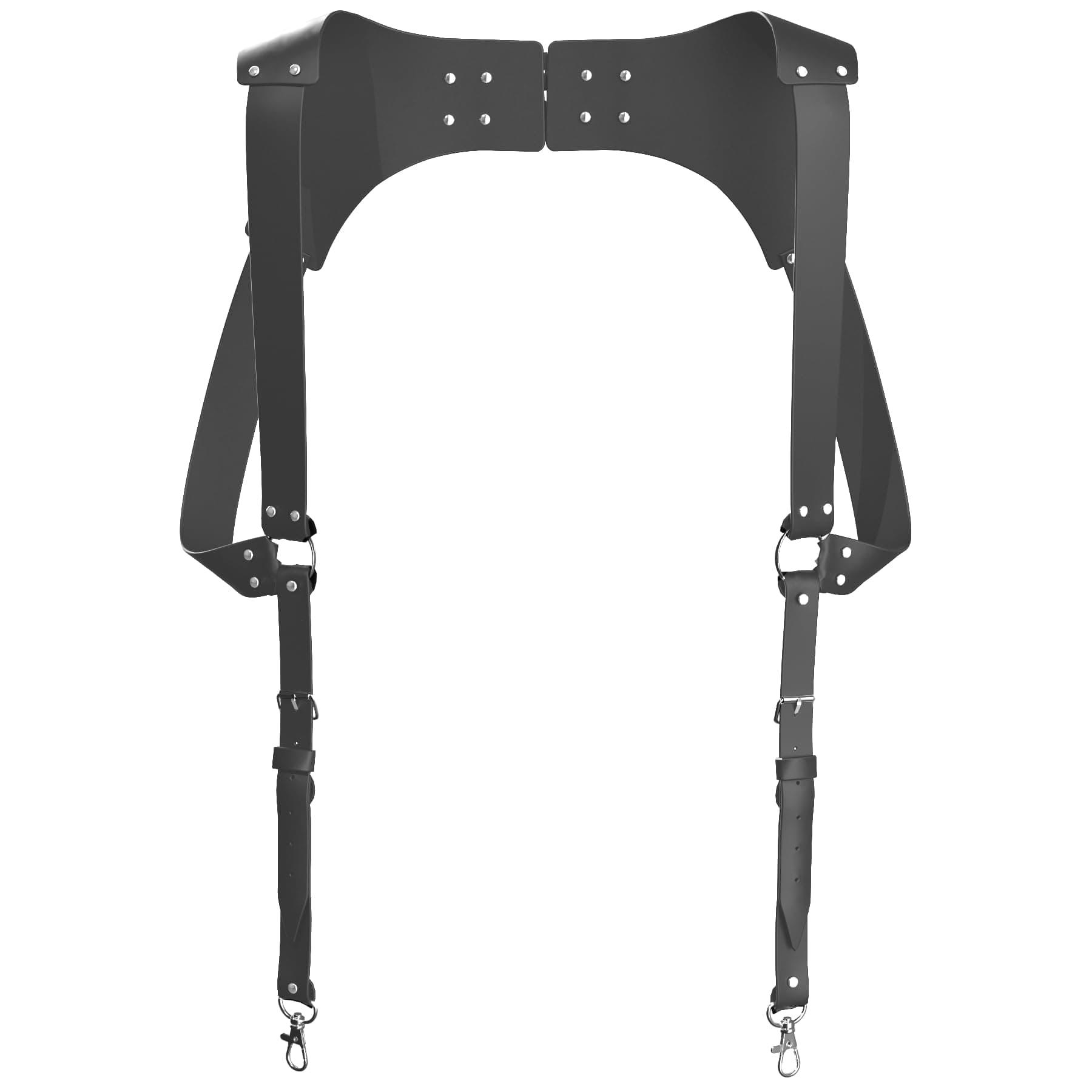 Black Leather Suspender