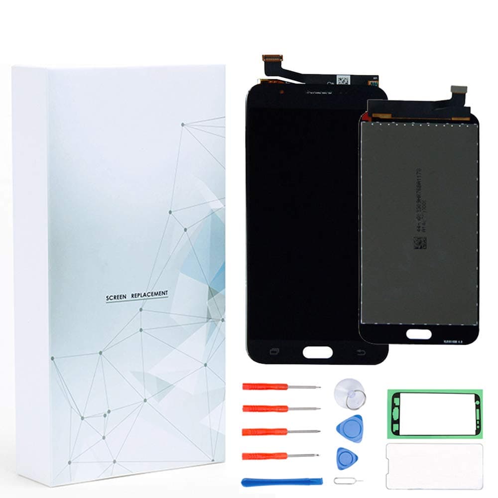 Maojia LCD Display Touch Screen Digitizer Assembly Replacement for Galaxy J7 2018 J737 J737vpp SM-J737P / J7 LTE-A J737P /J7 Aero J737V/J7 Aura/J7 Crown/J7 Top J737T /J7 Refine 2018 (J7 2017_B)