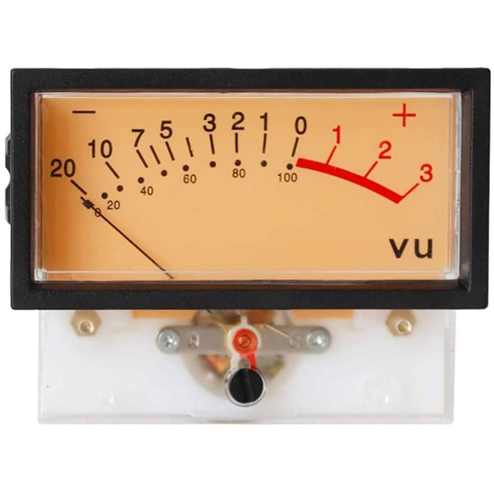 POFET TN-73 VU Head Bile Machine DB Meter Power Amplifier Level Mixer Power Tape Backlight,Mounted Current Meter Ammeter Tester