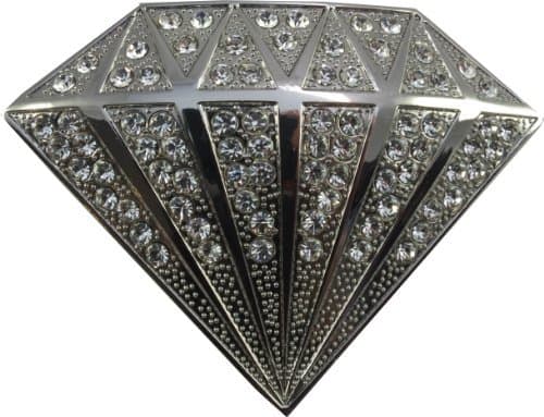 Retro Belt Buckle - Diamond