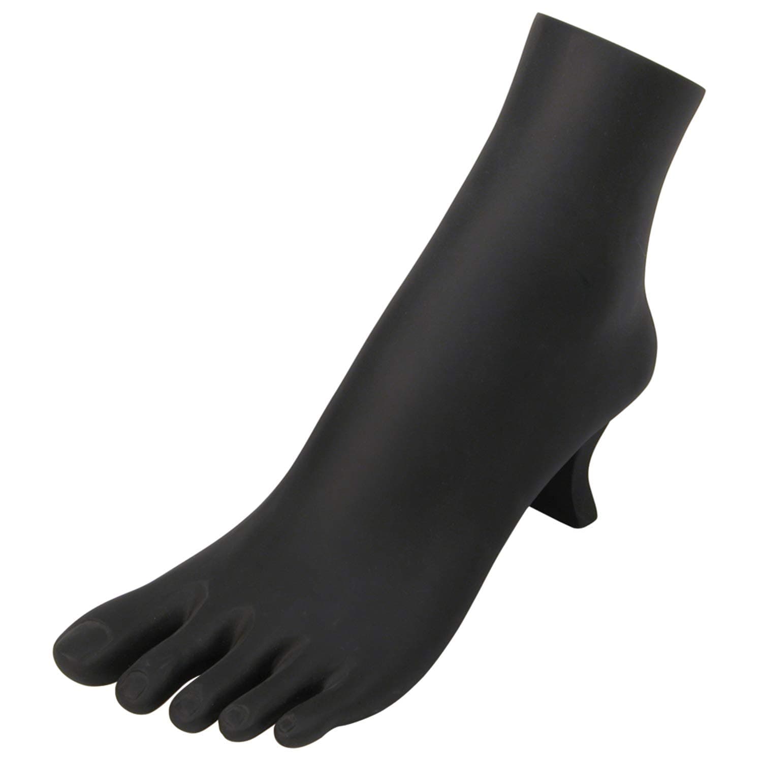 Caddy Bay Collection Black Polystyrene Toe Ring Chain Ankle Bracelet Foot Display Storage Showcase Stand