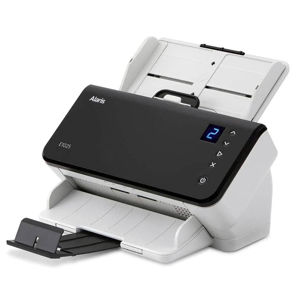 Kodak alaris E1025 Document Scanner for High Speed, Compact Size, Reliable, and Affordable Scanning