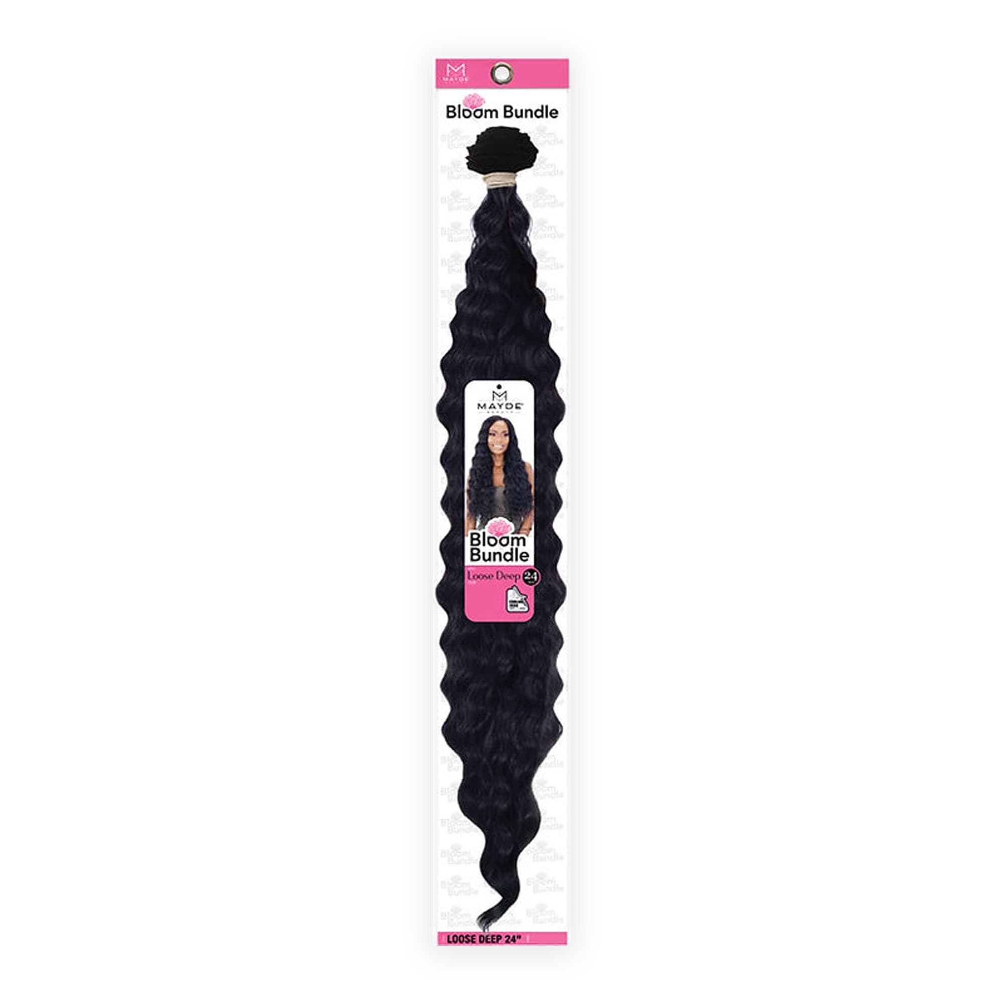 Mayde Beauty Bloom Bundle Weave LOOSE DEEP 24" (1)