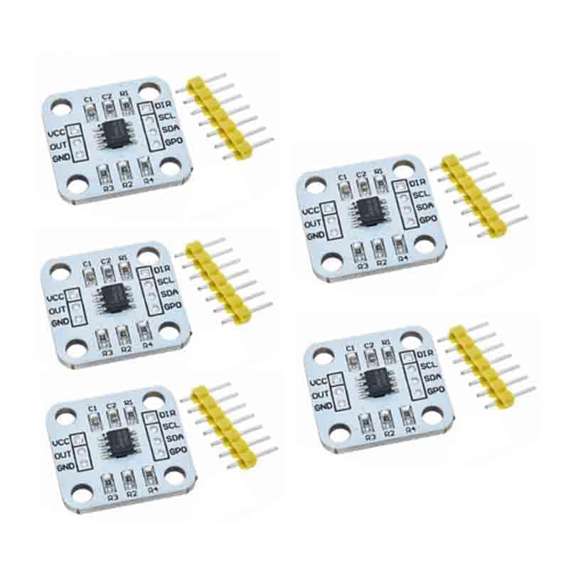 Madifei AE 5PCS AS5600 Encoder 3.3V 12bit Induction Angle Measurement Sensor Module Mainly Used to Obtain Information Such as Progressive Motor Speed