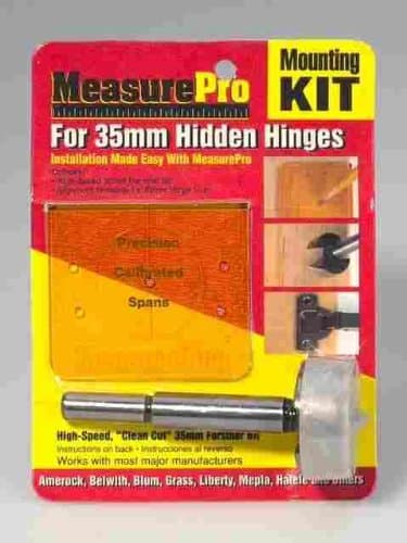 Measure Pro Hidden Hinge Mounting Kit 35mm