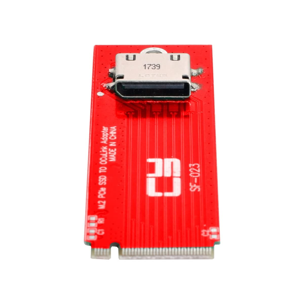 CY Adapter PCI-E 4.0 M.2 M-Key to Oculink SFF-8612 SFF-8611 Host Adapter for PCIe Nvme SSD 2260