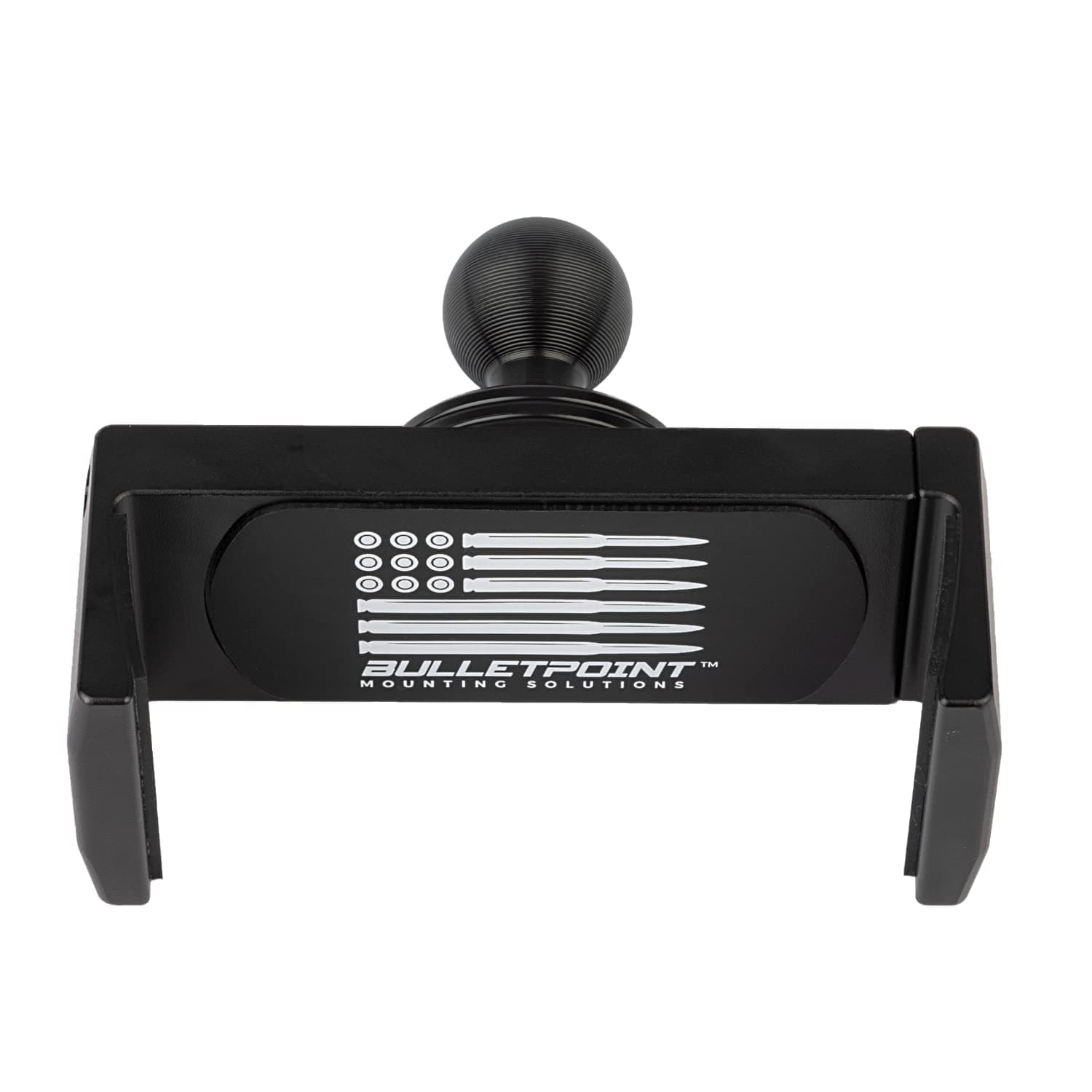 Bulletpoint XL Dash Mount Cell Phone Holder for Oversized Phones & Cases Compatible with iPhone and Android Smartphones - 20mm (0.787 inches) Attachment Ball Expands up to 4 Inches Wide