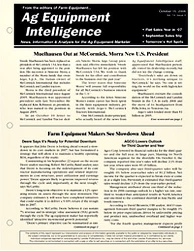 Ag Equipment Intelligence Print Magazine