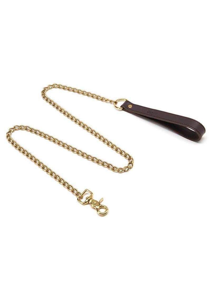 Coco de Mer Leather Lead Brown Leash