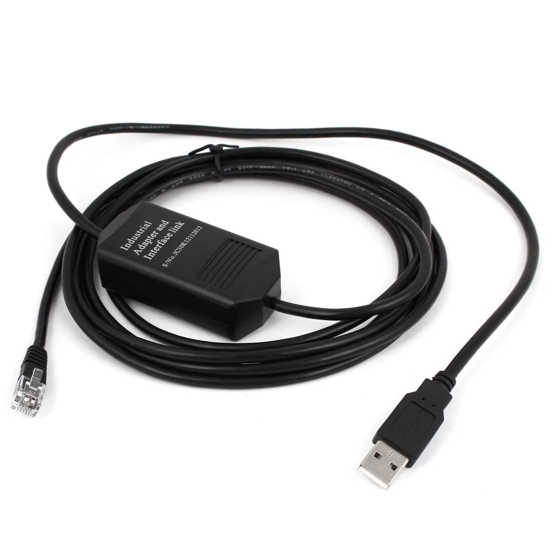 ZHuidjo USB to RS232 Adapter Programming Cable 2.5M for KEYENCE KV16 /1000 PLC (SN: 397 c95 1bc 1a4 0fd)