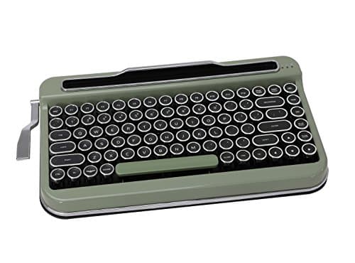 Penna Bluetooth Keyboard with with Black Chrome Keycap(US Language) (Switch-Cherry Mx Brown, Olive Green)