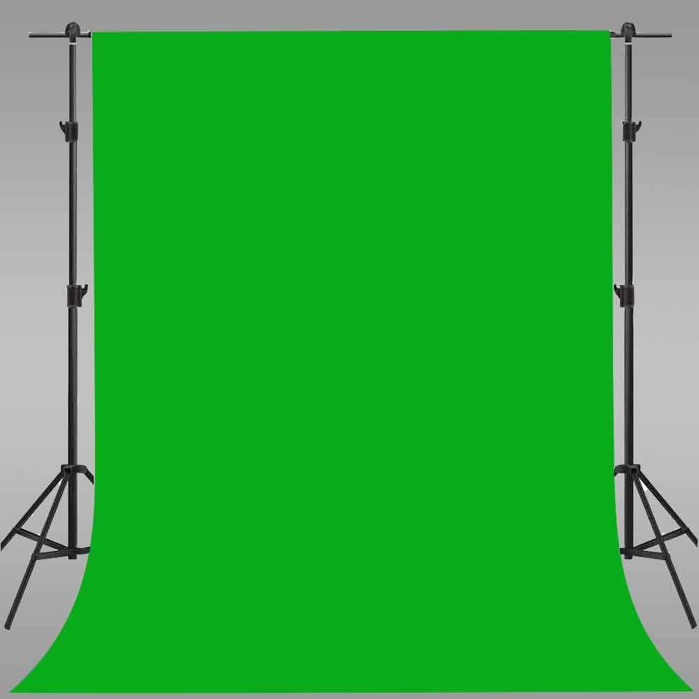 Green Solid Color Backdrop, Pure Chroma Key Polyester Cloth Fabric, 6x9ft/1.8x2.8m, Studio Photography Background, (Backdrop Only) Screen Key Photo Portrait Selfie Photo Booth Props EA049