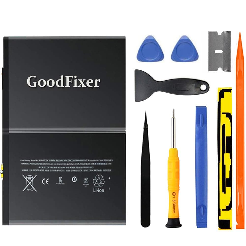 A1484 Replacement Battery for iPad (5th 6th 7th 8th Generation) Model:A1822 A1823 A1893 A1954 A2197 A2198 A2200 A2270 A2428 A2429 A260 A2270 6 A26 03 A2604 A1474 A1475) for iPad 5/6/7/8/9/Air 1