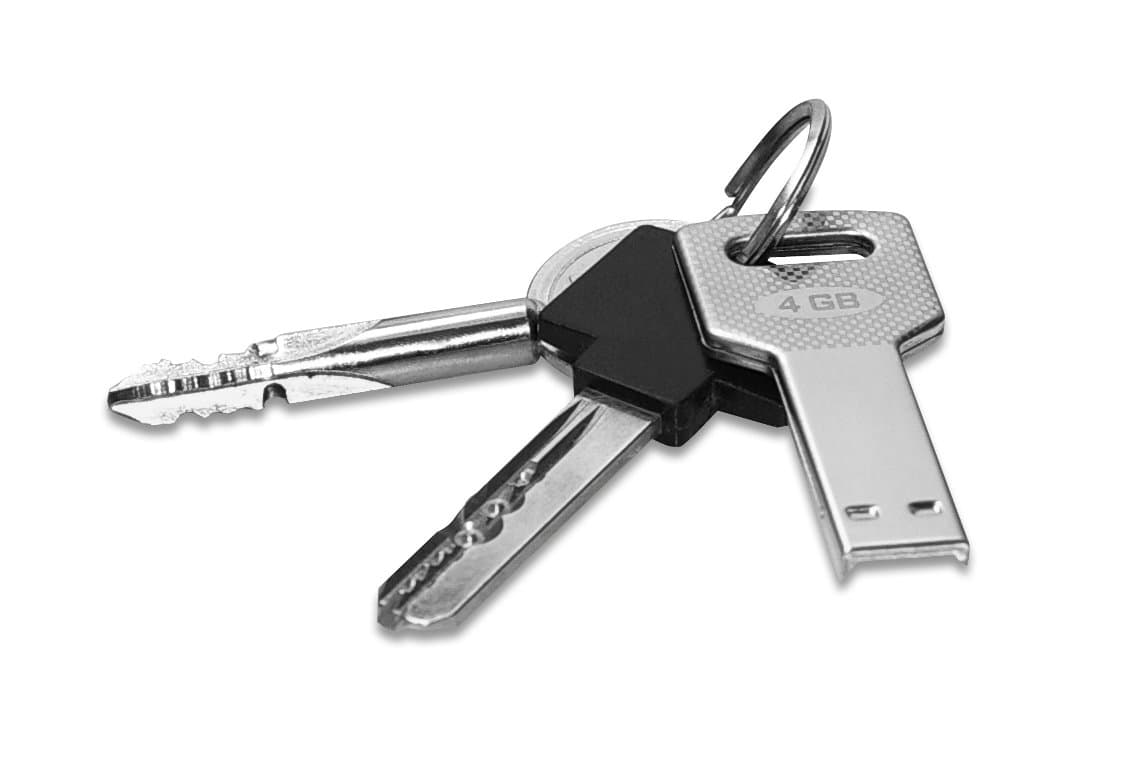 Tech Universe 4GB USB Flash Drive - Slim Key Design