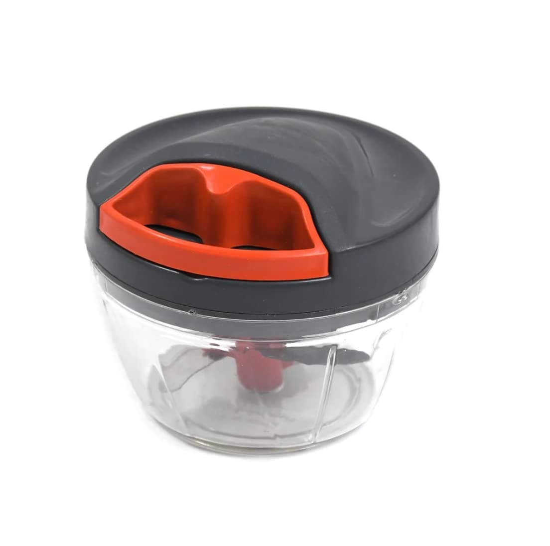 ATEVON 3-Blade Vegetable & Fruit Chopper - 450ml, Efficient & Easy to Use - Perfect for Quick Meal Prep - Kitchen Essential for Regular Use