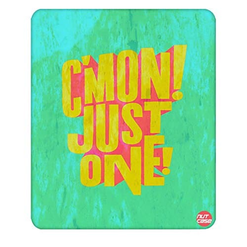 Nutcase Designer Rectangle Mouse Pad Non-Slip Rubber Base - Cemon Just One