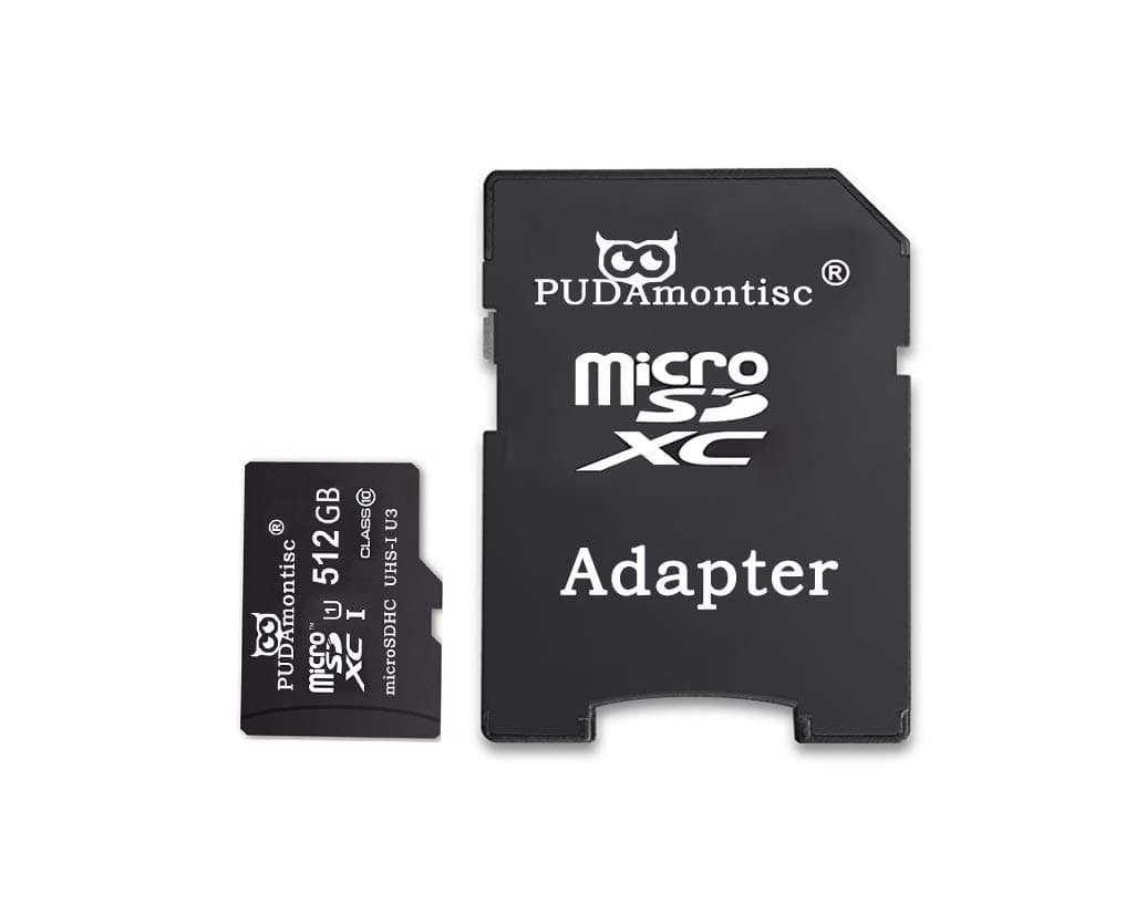 512GB Micro SDHC SD TF Memory Card Plus Adapter Pack & Card Reader Ultra High Speed Class 10 TF MicroSDXC 4K Flash - Cell Phone, Drone, Camera
