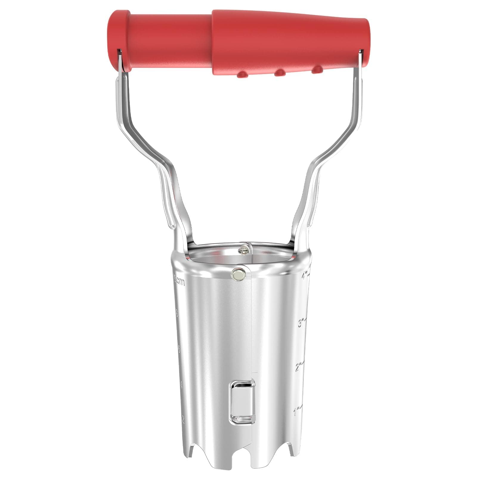 FLORA GUARD Bulb Planter with Depth Markers - Automatic Soil Releasing Seed Bulb Transplanter for Planting/Digging Tulips, Daffodils, Dahlias and More