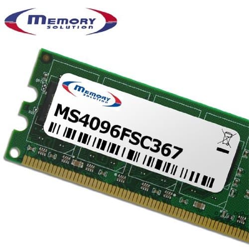 Memory Solution ms4096fsc394 4GB 1333MHz ECC Memory Module – 4 GB/1333 MHz PC Memory Modules (/, 1x 4GB, FSC Primergy RX100 (S6)