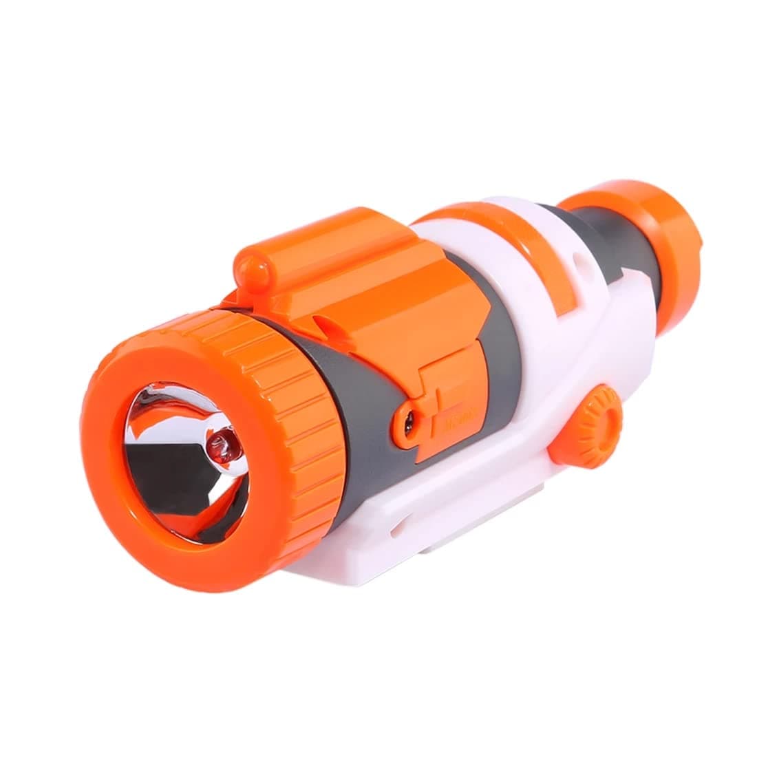 Plastic Tactical Flashlight for Nerf Modify Toy Nerf Gun Modulus Regulator Toy Gun, Modified Part Tactical Flashlight, Blue Light
