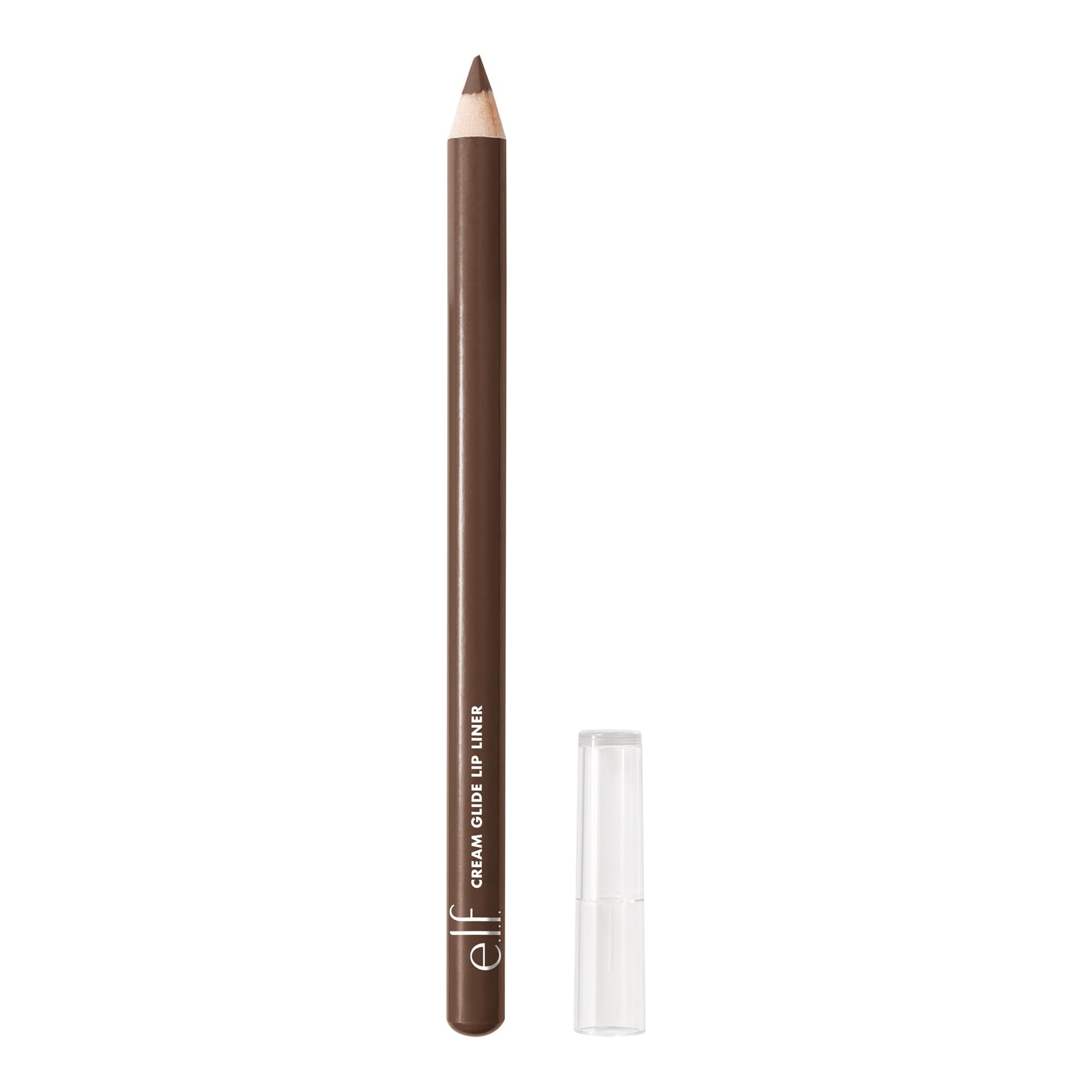 Cream Glide Lip Liner, Highly-Pigmented Pencil For Shaping & Sculpting Lips, Semi-Matte Finish, Vegan & Cruelty-Free, Dark Cocoa