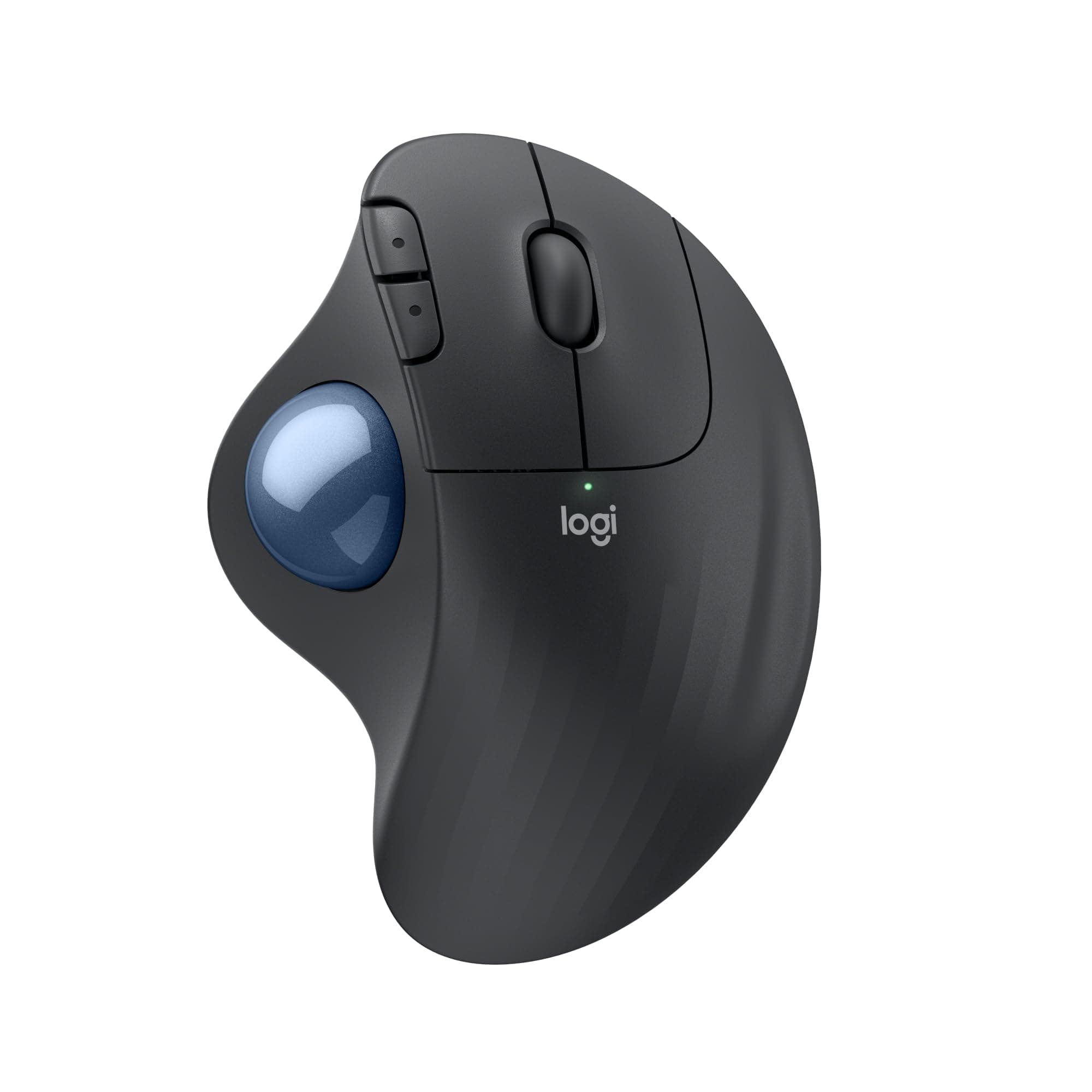 Logitech Ergo M575 Wireless Trackball Mouse - Easy Thumb Control, Precision and Smooth Tracking, Ergonomic Comfort Design, for Windows, PC and Mac with Bluetooth and USB Capabilities, Black, Medium