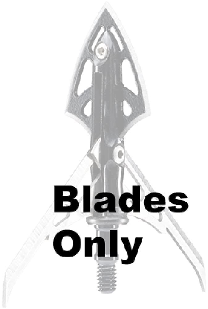 Rage Replacement Blades for Extreme 4 Blade Broadhead, Silver, One Size