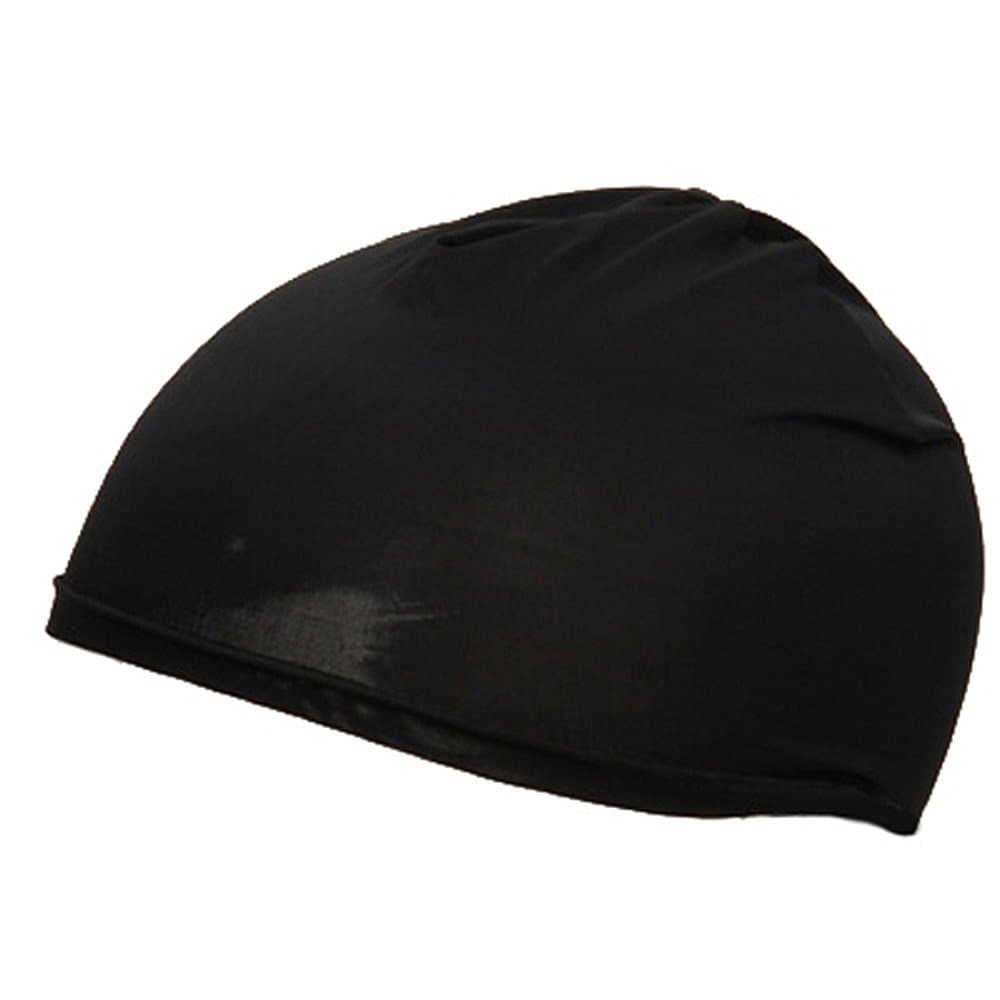 Nylon Skull Cap-Black W15S21E