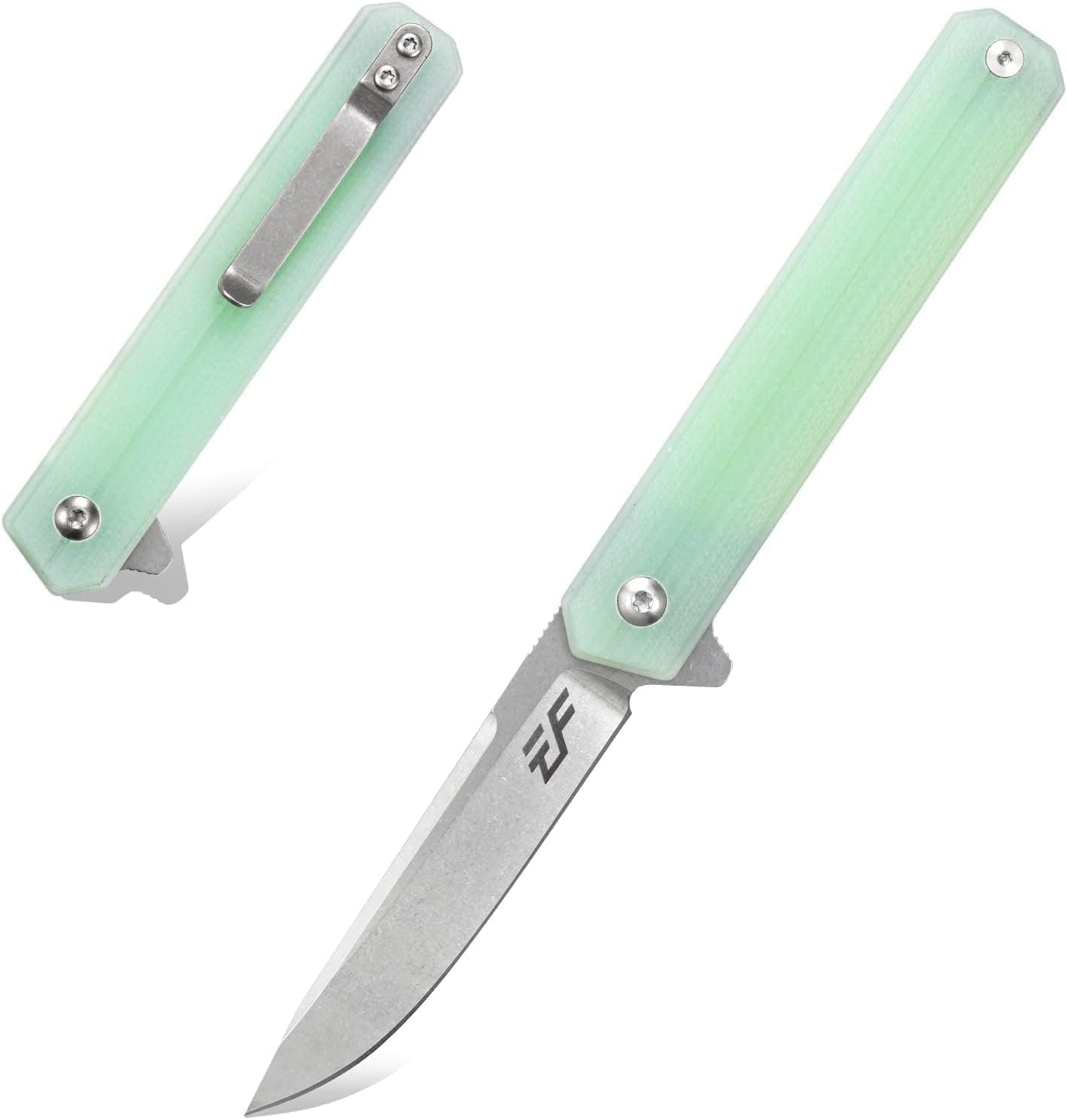 Eafengrow EF64 Folding Knife D2 Steel Blade G10 Handle Multitool Pocket Knife for Camping Hiking EDC Tool