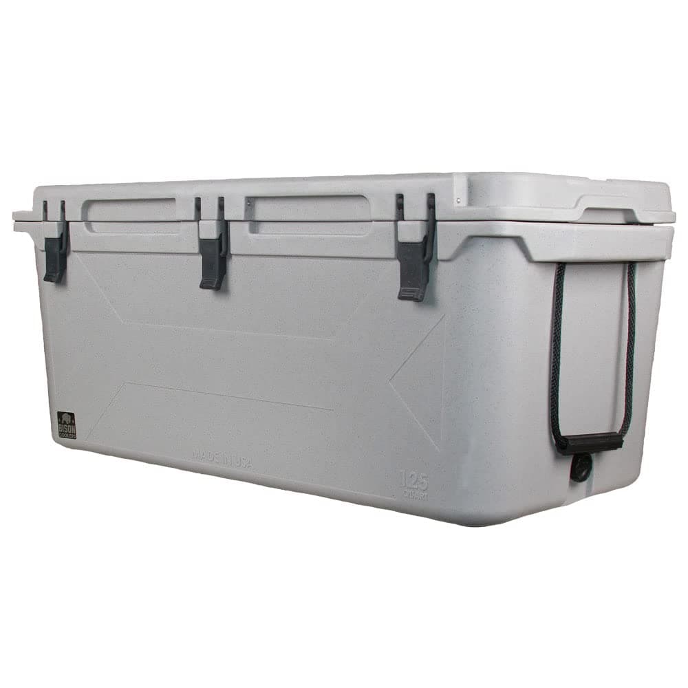 BISON COOLERS Rotomolded Cooler Extreme Engineered Durability with Hard Shell, Lid and Liner | Long Lasting Ice Chest with Double Insulated Walls | Made in The USA