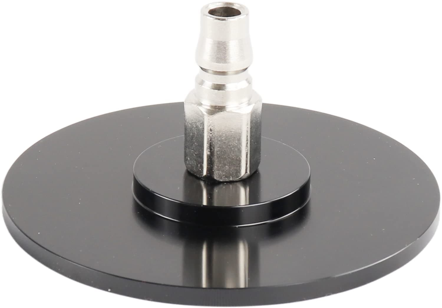 Suction Cup Adapter For Reciprocating Linear Actuator Connectors Machine Vac-U-Lock with Quick Air Connector Device Attachment (Black)