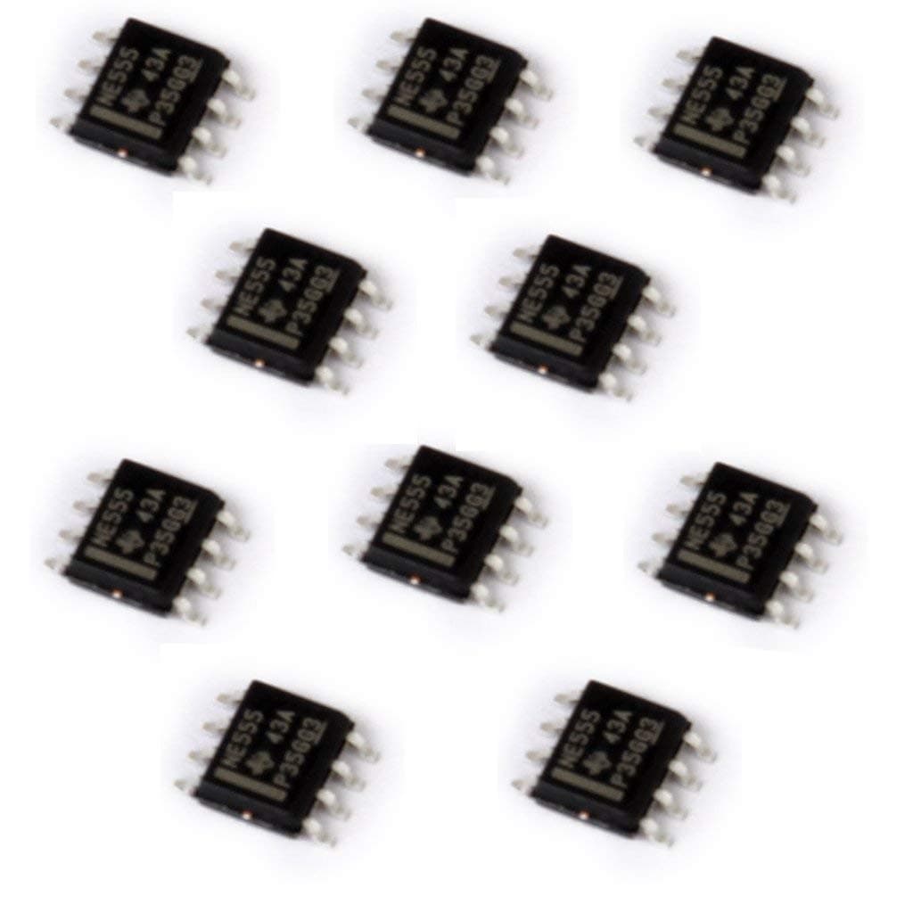 10pcs SMD NE555 555 Timer IC Module SOP8 Integrated Circuits Chips Kits 4.5-16V