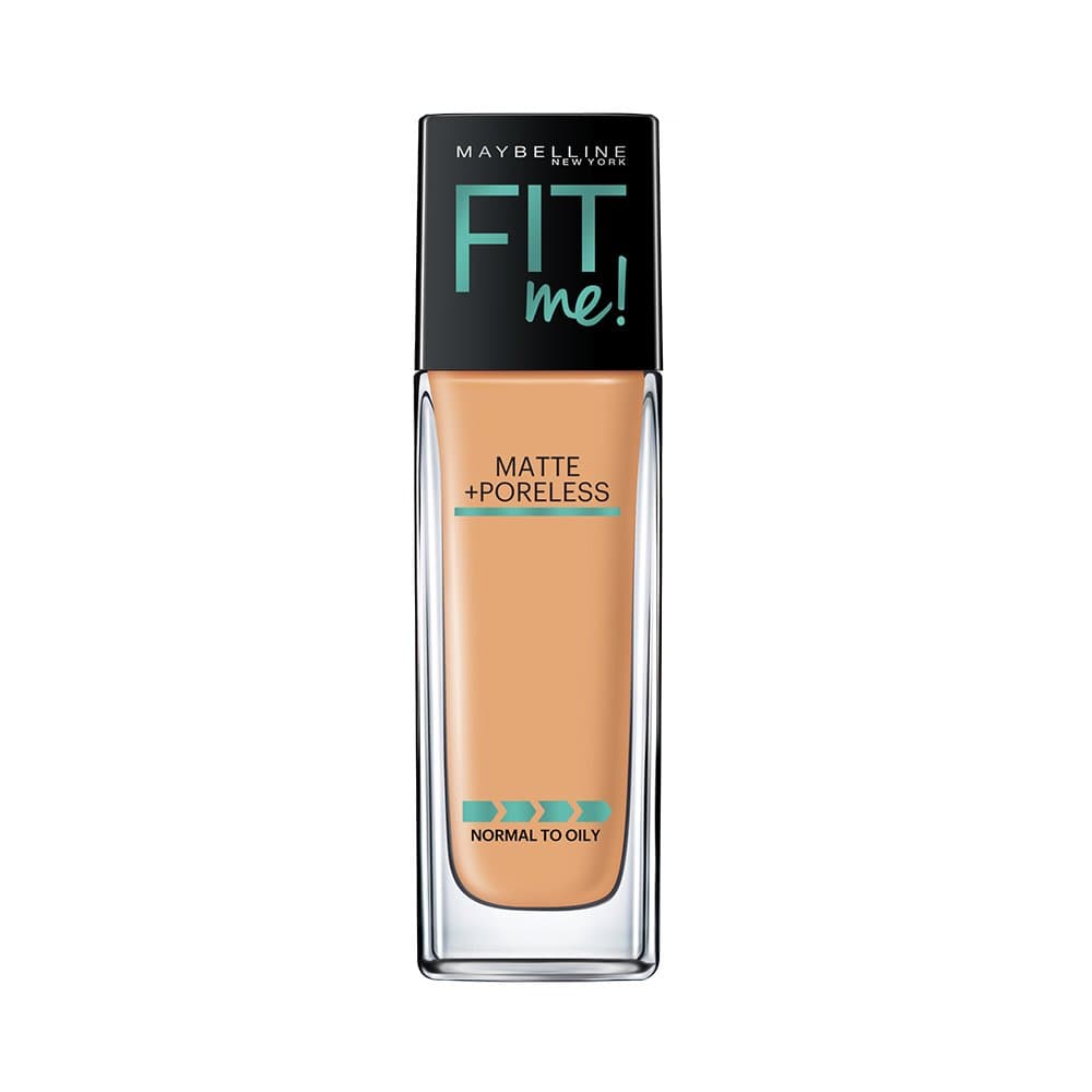 New York Fit Me Matte+Poreless Liquid Foundation Medium Coverage For Oily Skin(With Pump), 310 Sun Beige, 30 Ml, Pack Of 1